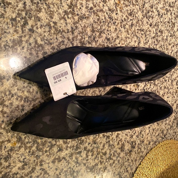 Zara black jacquard shoes - Picture 1 of 4